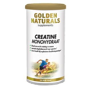 Golden Naturals Creatine Monohydraat Poeder 350GR