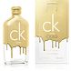 Calvin Klein One Gold Eau de Toilette 50ML Flesje met verpakking ernaast Calvin Klein One Gold Eau de Toilette 50ML Flesje met verpakking ernaast
