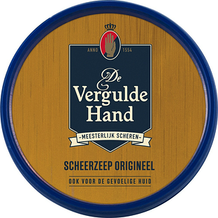 Vergulde Hand Scheerzeep Origineel 75GR