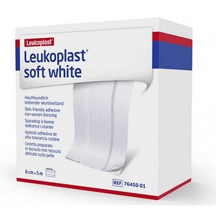 Leukoplast Soft White Wondpleister 5m x 4cm 1ST Leukoplast Soft White Wondpleister 5m x 4cm 1ST
