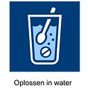 Oplossen in water