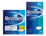 Nicotinell Combineer Pleister 14 mg (7st) en Zuigtablet Mint 1 mg (96st) - 2 Stuks