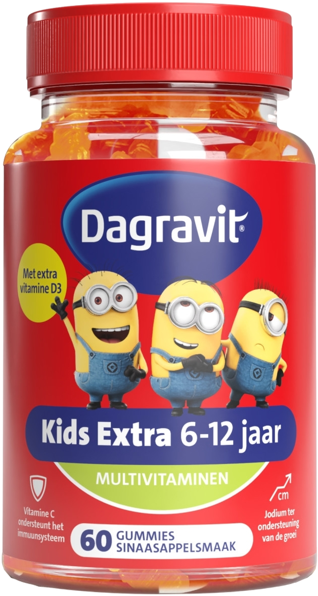 Dagravit Kids Xtra VitaMinions Multivitaminen Gummies 60ST