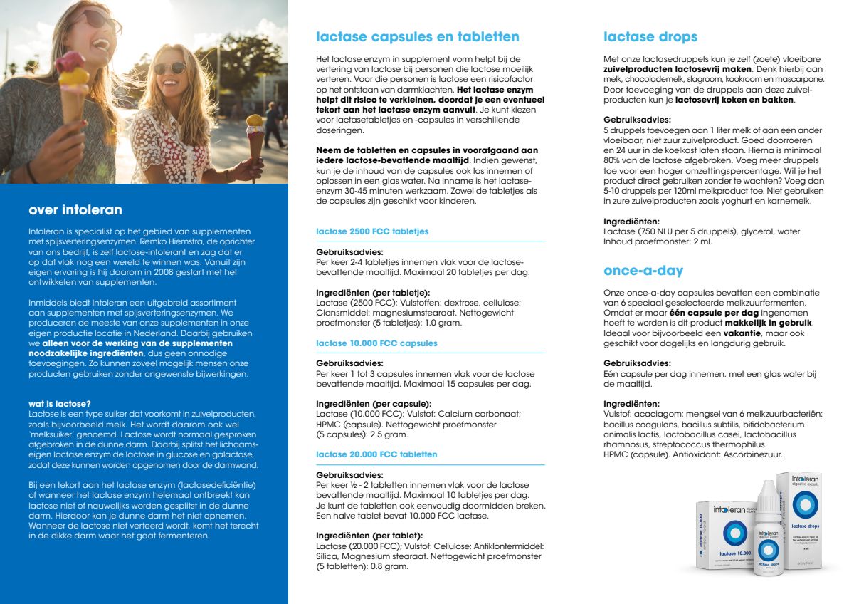 Lactase 10.000 FCC Capsules afbeelding van document #2, instructions