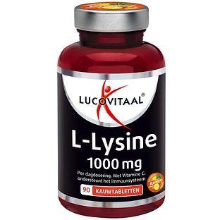 Lucovitaal L-Lysine 1000mg Kauwtabletten 90KTB