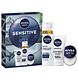 Nivea Men Sensitive Skincare Kit 1ST Giftset met inhoud ernaast