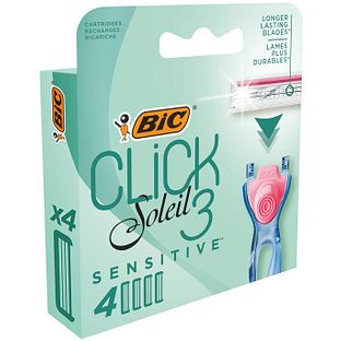 Bic Click Soleil 3  Sensitive Navulling 4ST