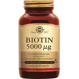 Solgar Biotine 5000 mcg Capsules 100VCP