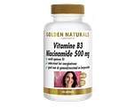 Golden Naturals Vitamine B3 Niacinamide 500 mg Capsules 120VCP