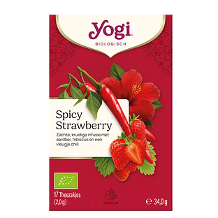 Yogi Tea Spicy Strawberry Kruidenthee 17ZK