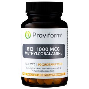 Proviform B12 1000mcg Methylcobalamine Zuigtabletten 90TB