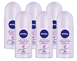 Nivea Double Effect Roll-on Voordeelverpakking 6x50ML