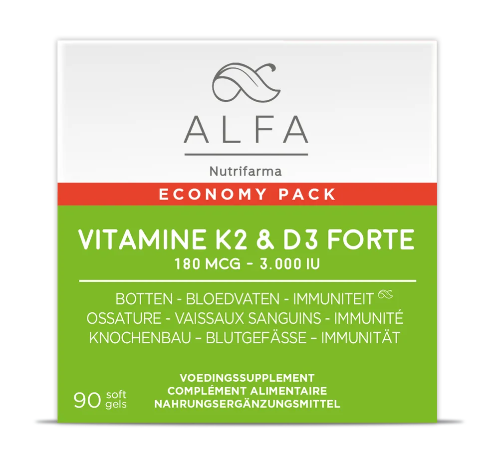 Alfa Vitamine K2 & D3 Forte