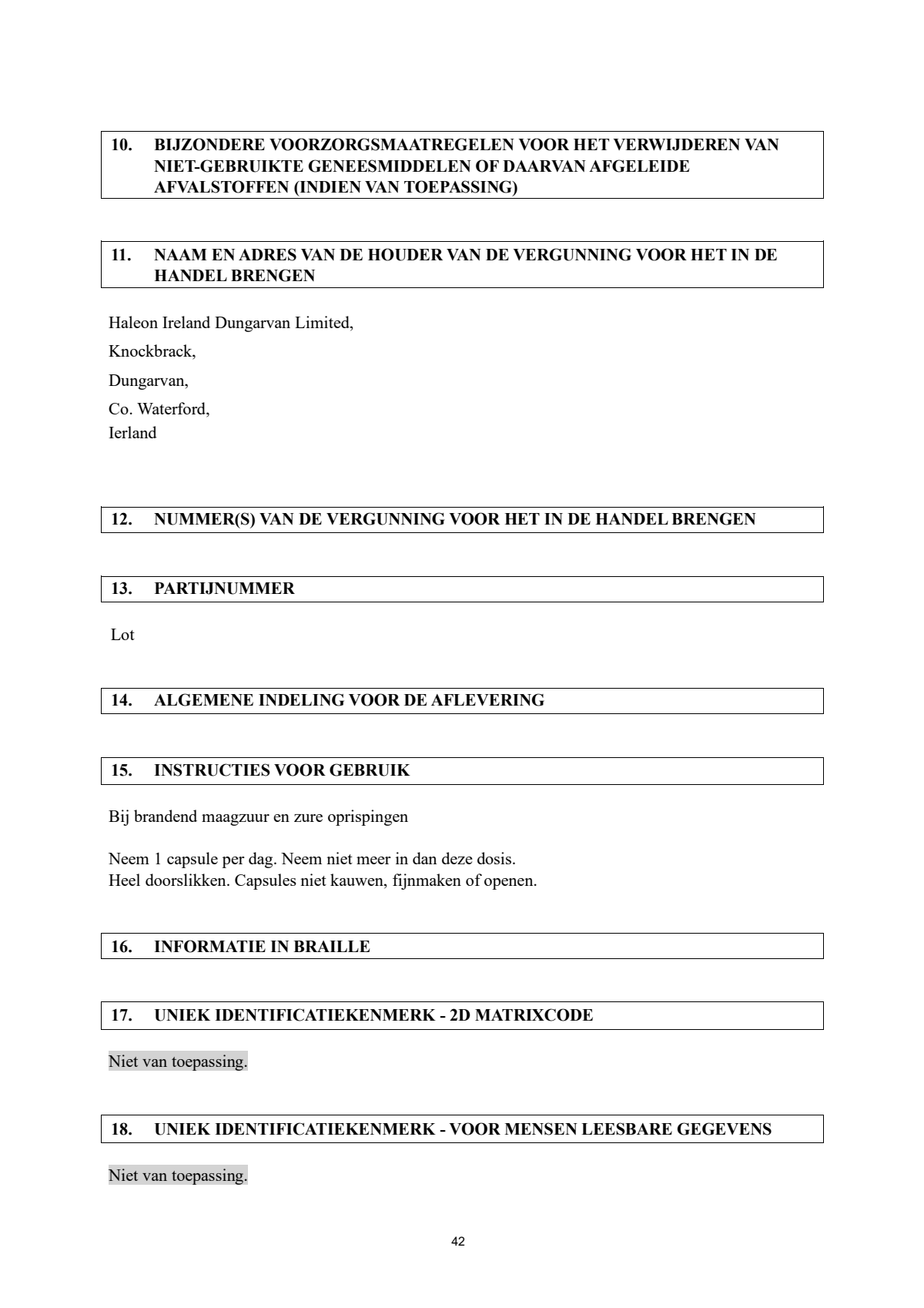 Control Tabletten - voor brandend maagzuur afbeelding van document #42, leaflet