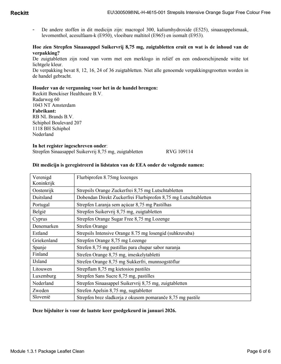 Sinaasappel Suikervij 8.75 mg Zuigtabletten afbeelding van document #6, leaflet
