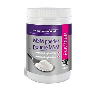 MannaVital MSM Platinum Poeder 500GR