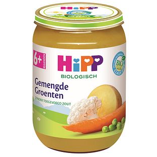 HiPP 6M+ Gemengde Groenten 190GR