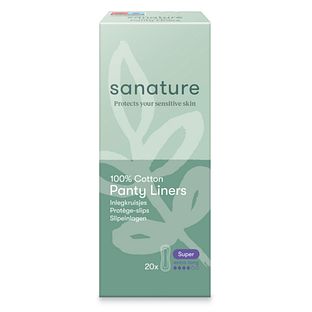 Sanature 100% Katoen Inlegkruisjes Super Extra Long 20ST