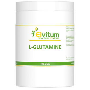 Elvitum L-Glutamine Poeder 400GR Elvitum L-Glutamine Poeder 400GR