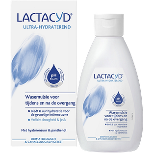 Lactacyd Ultrahydraterende Wasemulsie - voor tijdens en na de overgang 200ML Lactacyd Ultrahydraterende Wasemulsie - voor tijdens en na de overgang 200ML