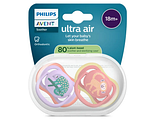 Avent Ultra Air Fopspeen Kameleon Aap 18M+ 2ST