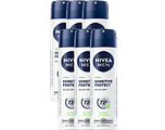 Nivea Men Sensitive Protect Anti-Transpirant Spray Multiverpakking 6x150ML