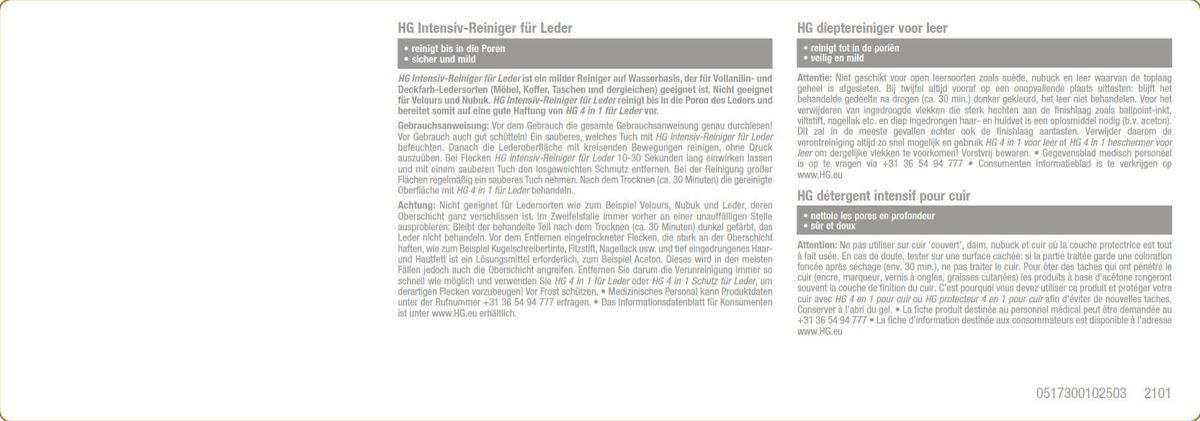 Woonkamer Dieptereiniger voor Leer afbeelding van document #2, label