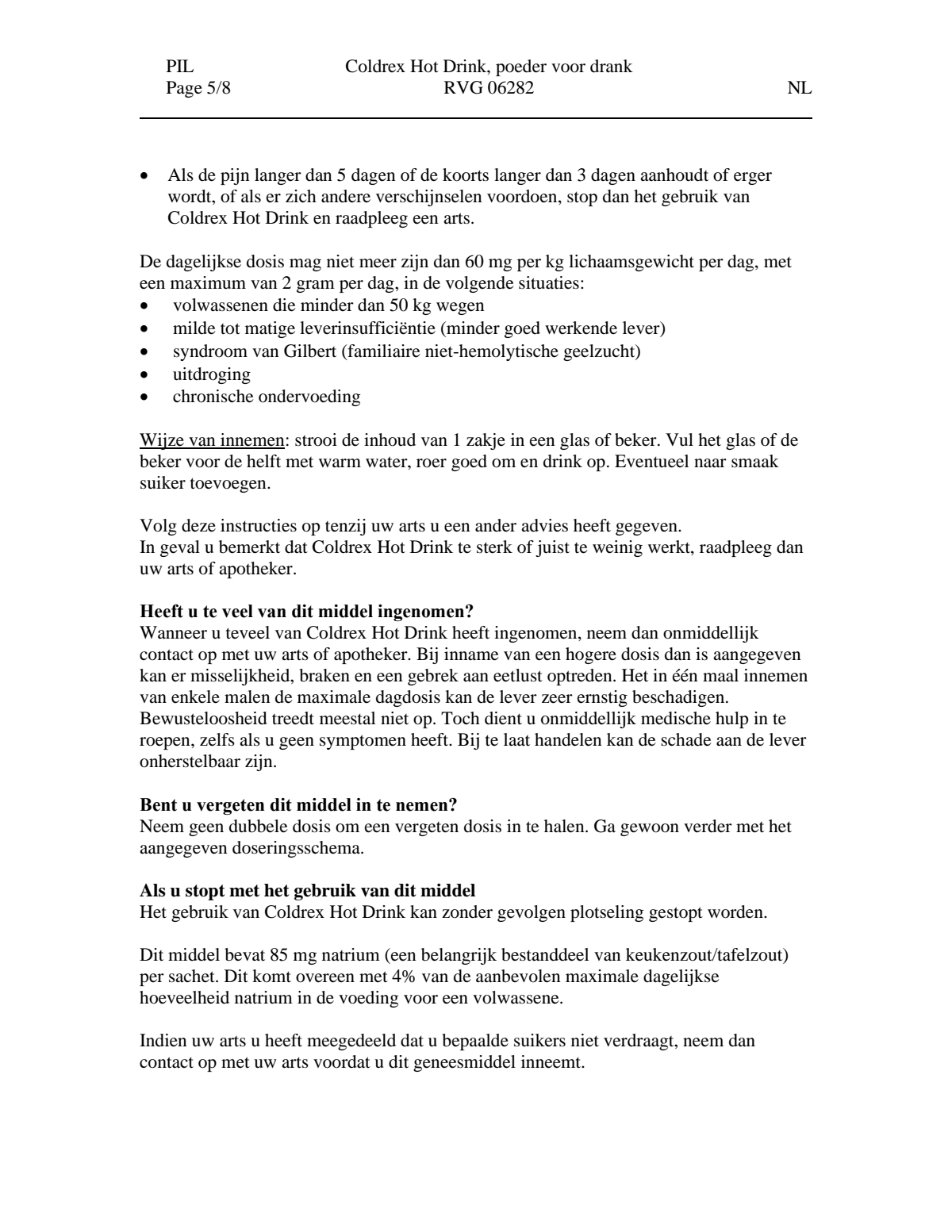 Hot Drink - Bij griep en verkoudheid afbeelding van document #5, leaflet