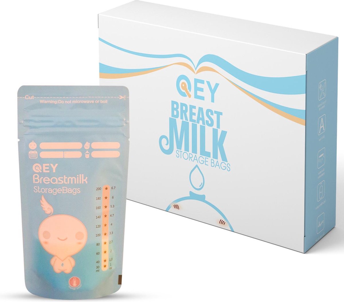 Qey Moedermelk Bewaarzakjes afbeelding