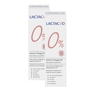 Lactacyd Intieme Wasgel 0% Multiverpakking 2x250ML