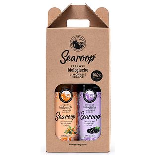 Searoop Biologische Limonadesiroop Duindoorn Geschenkpakket 1000ML Searoop Biologische Limonadesiroop Duindoorn Geschenkpakket 1000ML