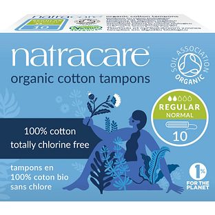 Natracare Cotton Tampons Regular 10ST