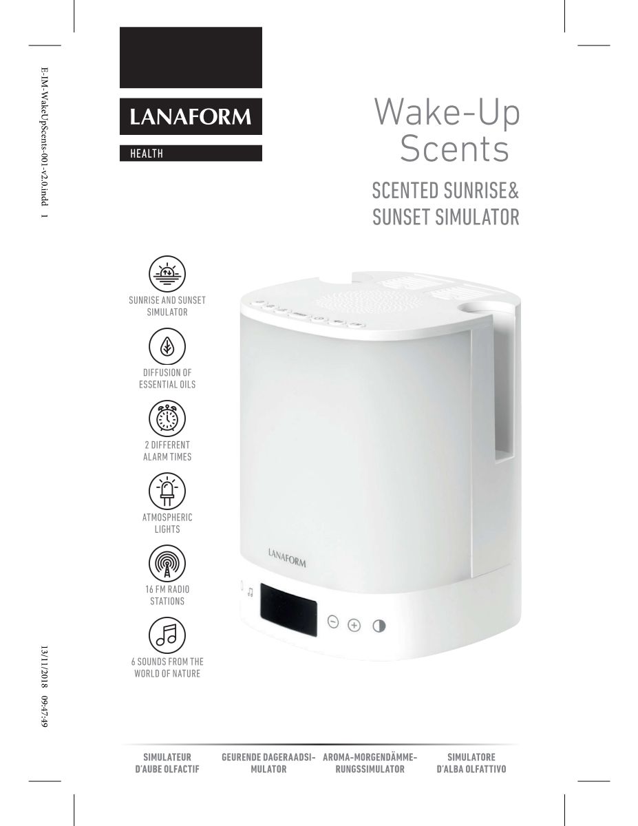 Wake-Up Light Scents afbeelding van document #1, instructions