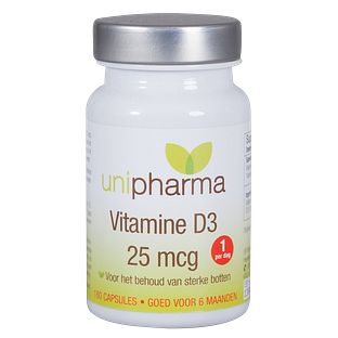 Unipharma Vitamine D3 25mcg Capsules 180CP