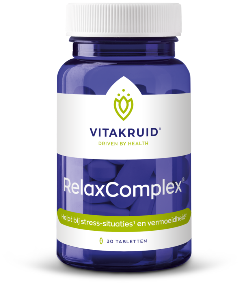 Vitakruid RelaxComplex oa Magnesium Tauraat & Vitamine D3 30TB