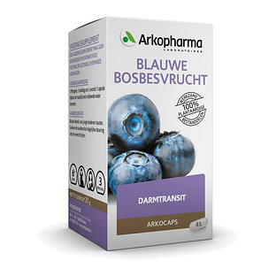 Arkocaps Darmtransit Blauwe Bosbesvrucht Capsules 40CP