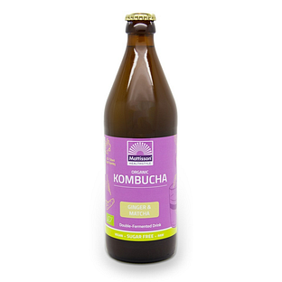 Mattisson HealthStyle Kombucha Ginger & Matcha Drink 500ML