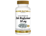 Golden Naturals Zink Bisglycinaat 50 mg Tabletten 60VTB
