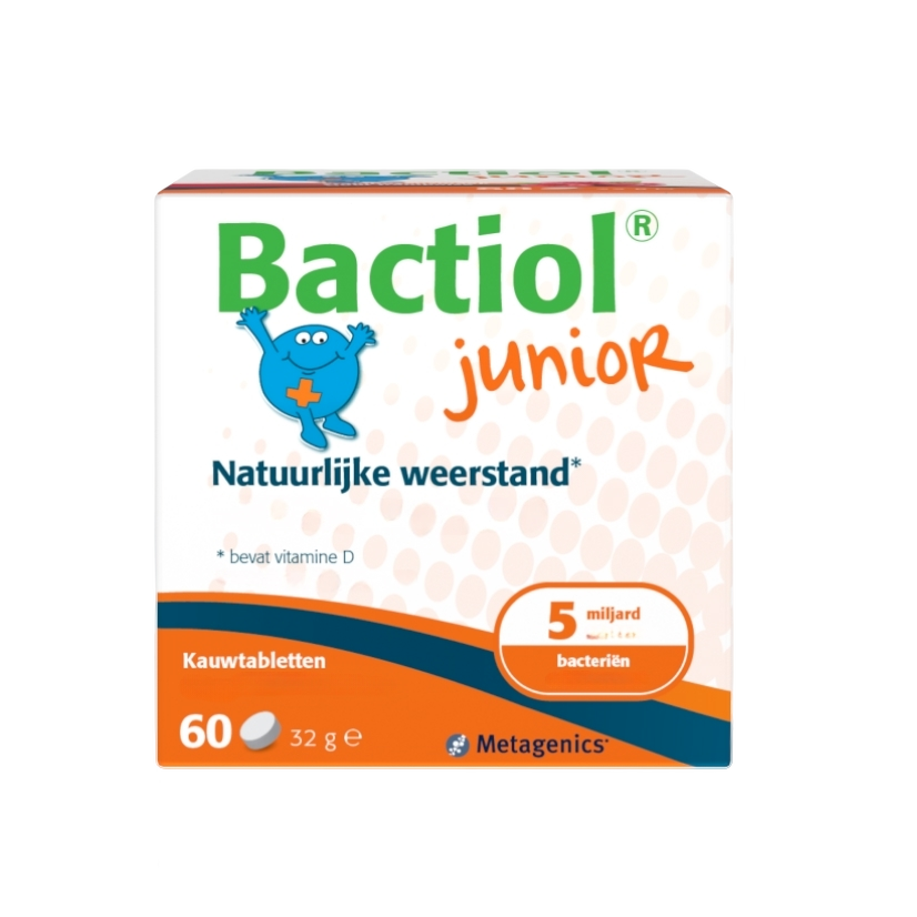 Metagenics Bactiol Junior Kauwtabletten 60KTB