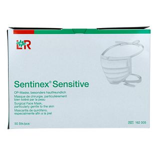 Lohmann & Rauscher Sentinex Sensitive Surgical Face Mask 50ST Lohmann & Rauscher Sentinex Sensitive Surgical Face Mask 50ST