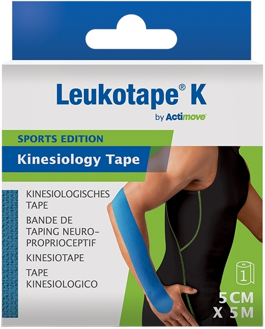 Actimove Kinesiology Tape Blauw 5cm x 5m