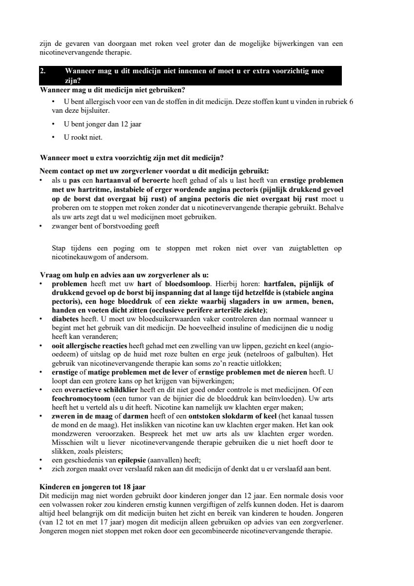 Minizuigtabletten Mint 2.0mg afbeelding van document #2, leaflet