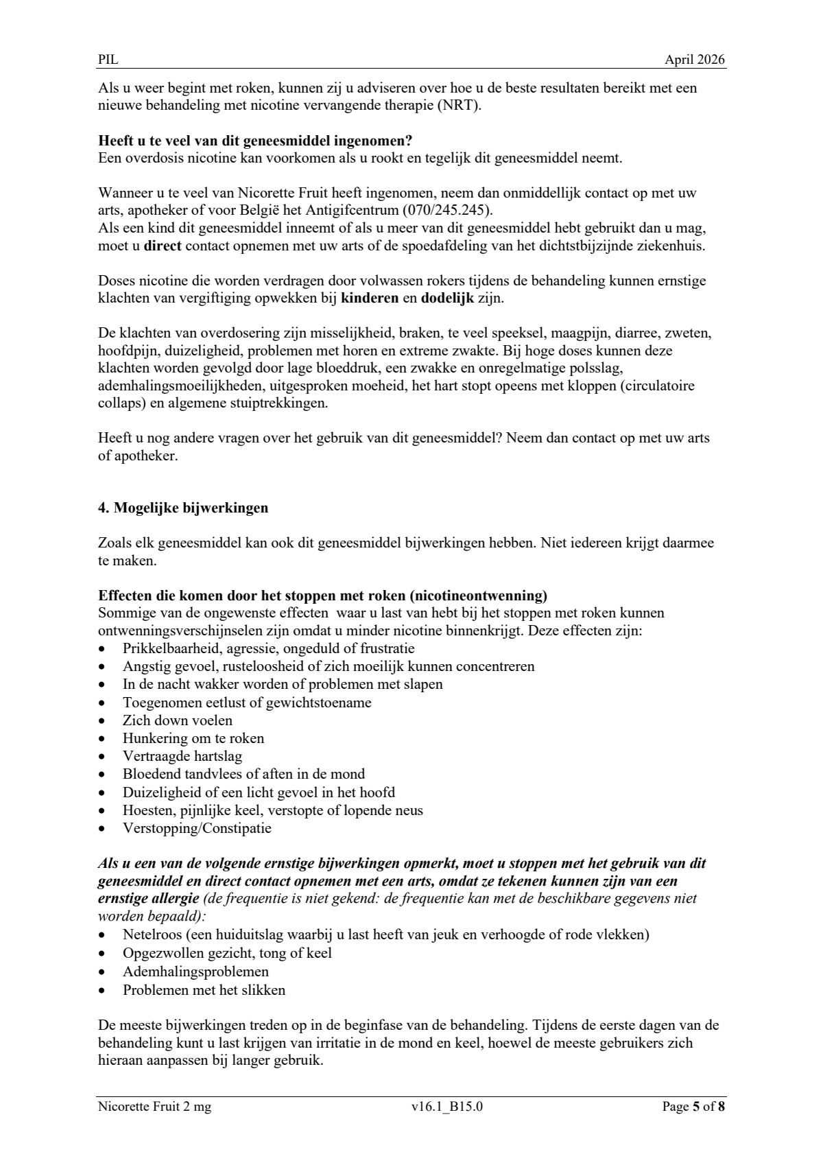 Fruit 2mg Zuigtabletten afbeelding van document #5, leaflet