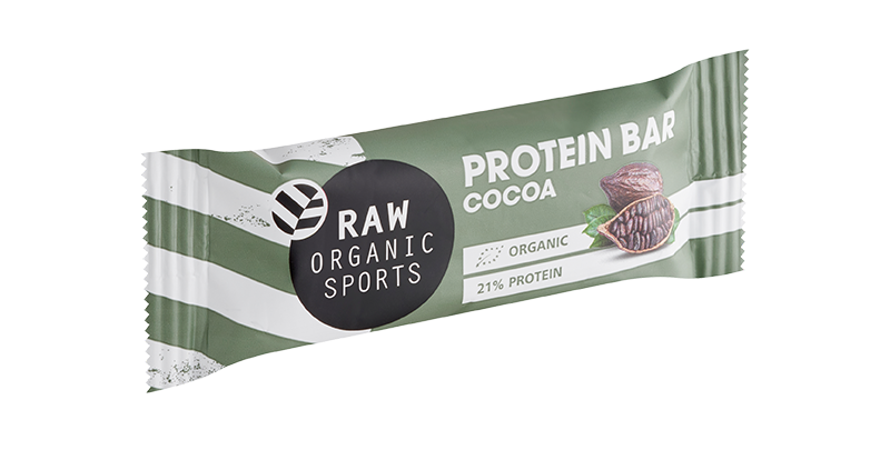 Raw Organic Sports Protein Bar Cocoa afbeelding