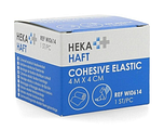 van Heek Heka Haft Klevend Elastisch Windsel 4mx4cm 1ST