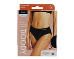 Boody Menstruatieondergoed Bikinislip Zwart Licht / Normaal Maat L 1ST