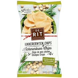 De Rit Kikkererwten Chips Rozemarijn 75GR De Rit Kikkererwten Chips Rozemarijn 75GR