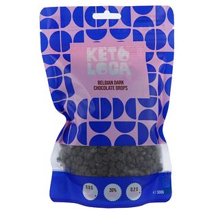 Keto Hero Belgian Dark Chocolate Drops 300GR