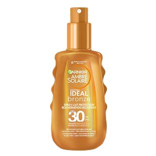 Garnier Ambre Solaire Ideal Bronze SPF30 Melkspray 150ML Garnier Ambre Solaire Ideal Bronze SPF30 Melkspray 150ML