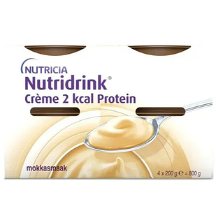 Nutridrink Crème 2 kcal Protein Mokkasmaak 800GR